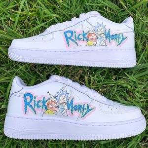 nike air force 1 rick and morty
